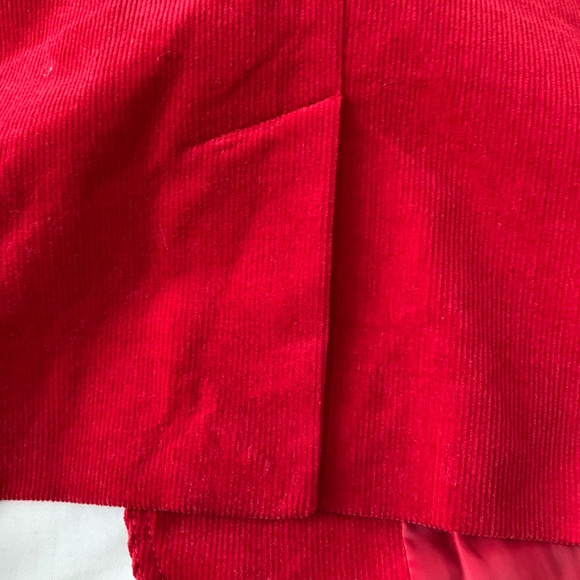Talbots women’s red corduroy jacket/blazer with two button closure. Size 16p - Picture 12 of 13